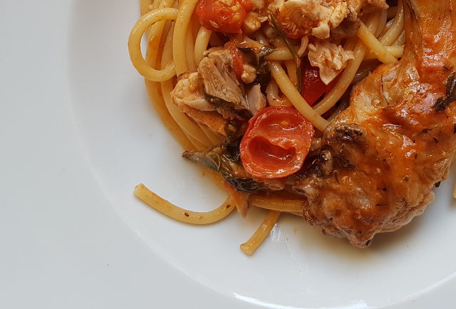 Bucatini Pasta With Rabbit Recipe From Ischia The Pasta Project