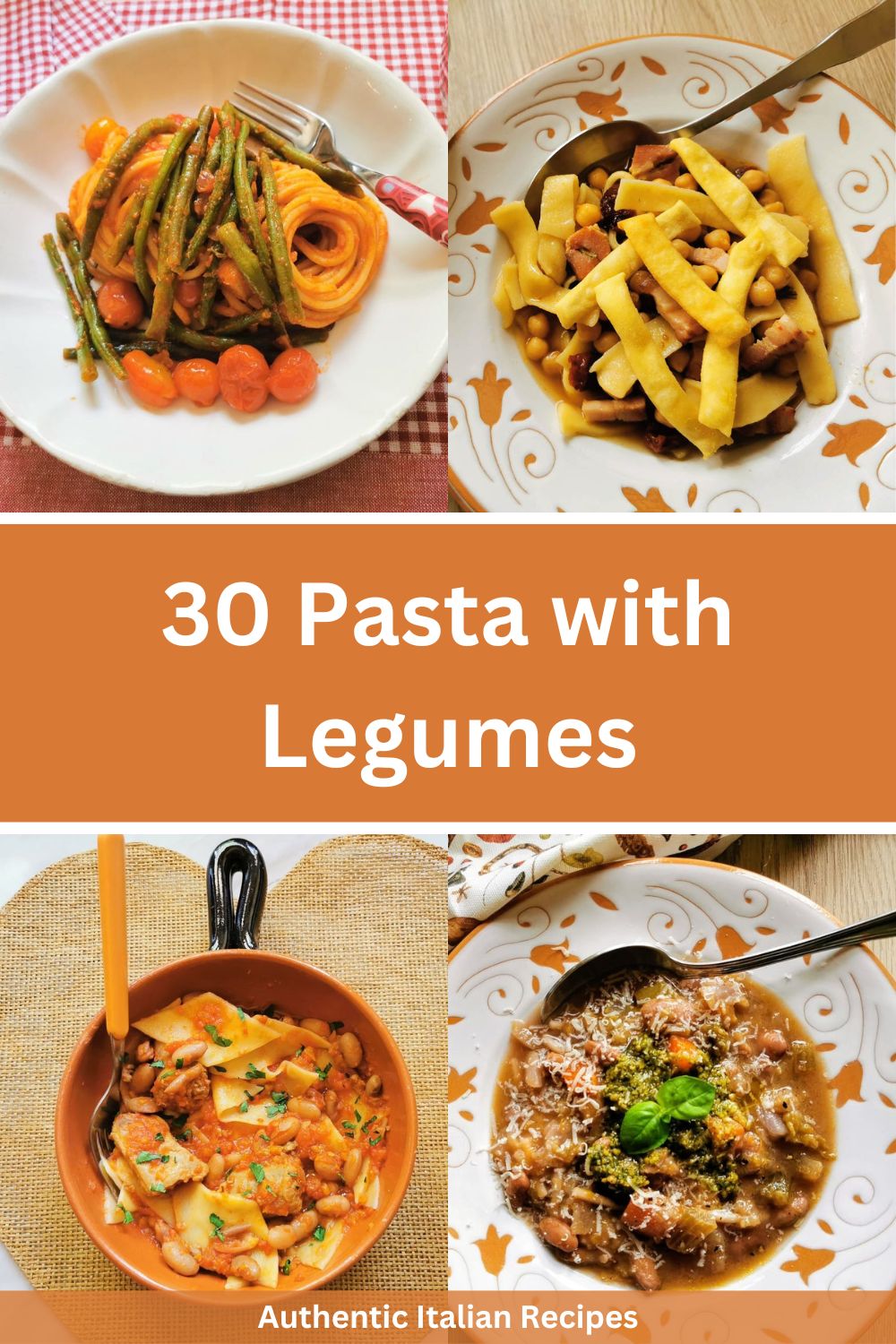 Pasta with legumes.