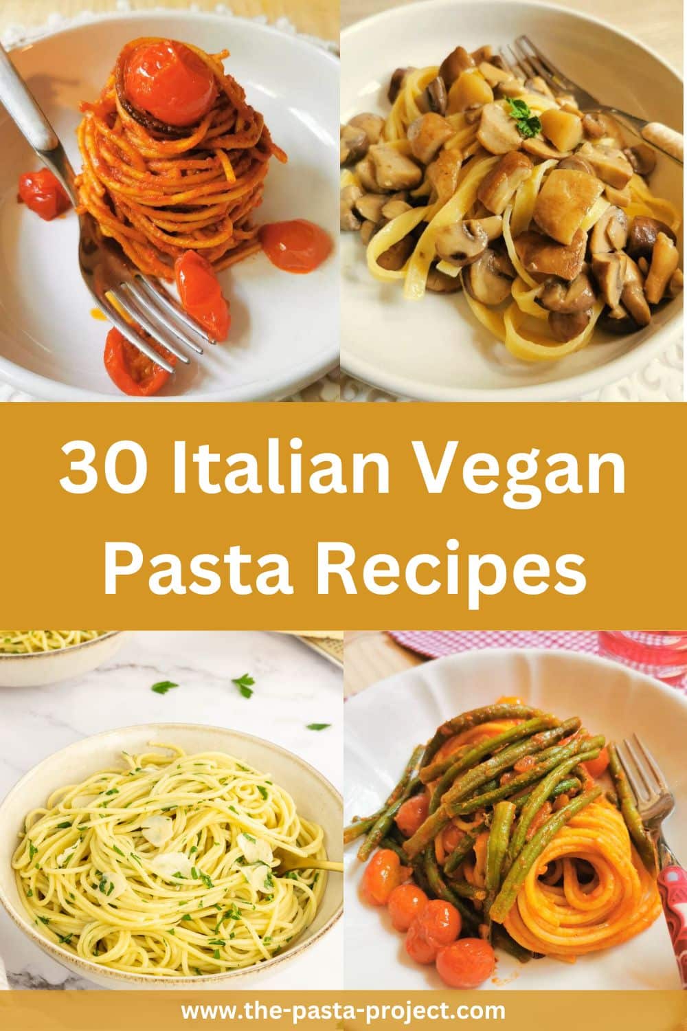 30 Vegan pasta recipes.