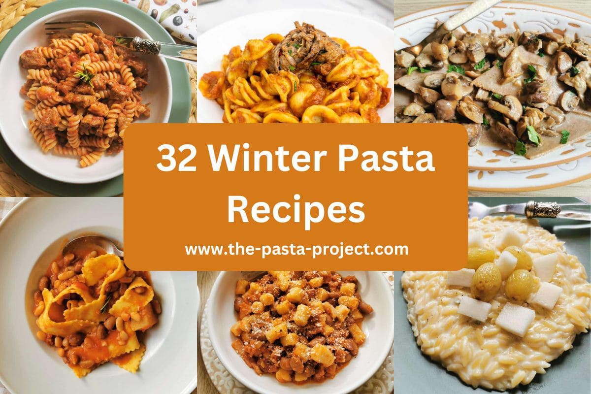 32 winter pasta recipes.