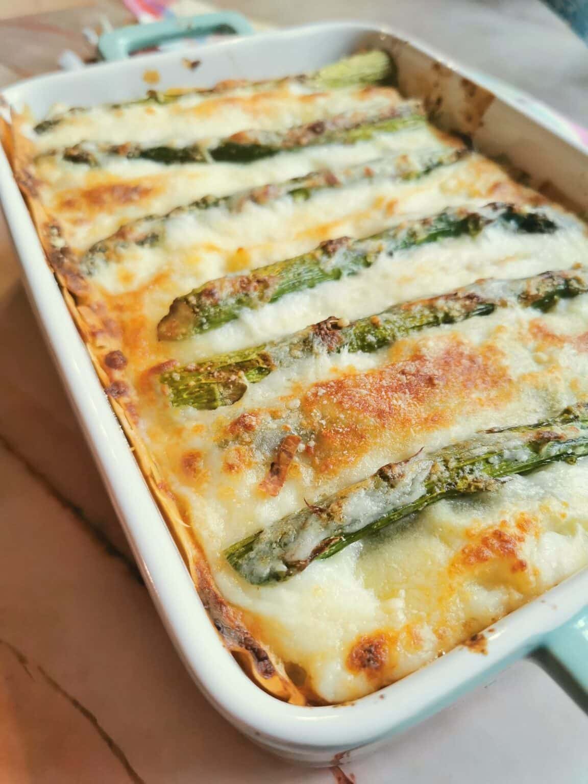 Asparagus Lasagna (lasagne agli asparagi) – The Pasta Project