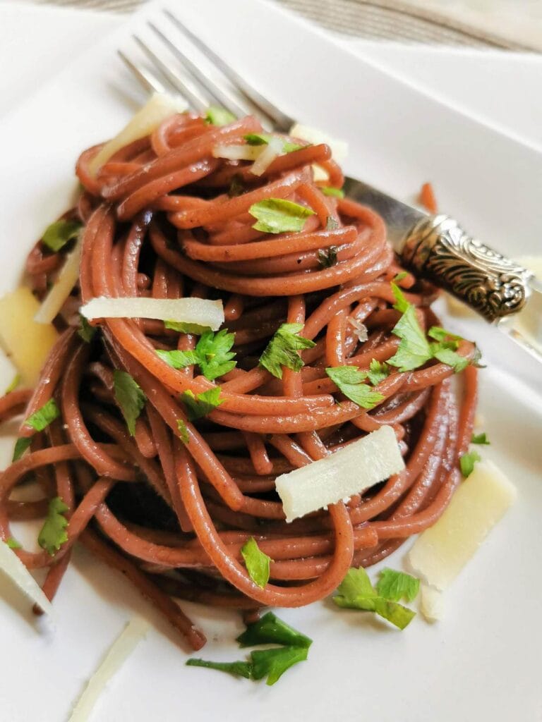 Drunken Spaghetti Recipe (red wine pasta) – The Pasta Project