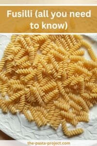 Fusilli Pasta also known as Rotini (Everything you need to know) – The ...