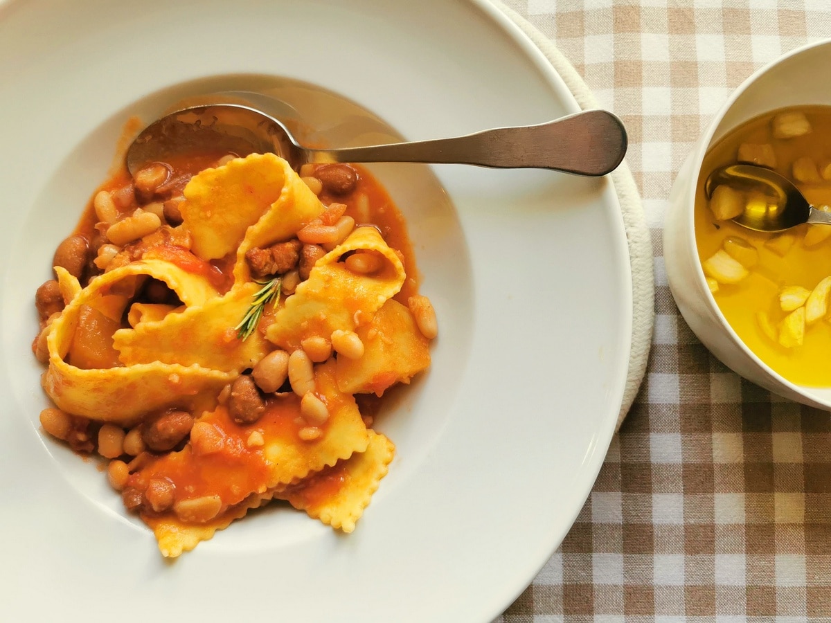 Italian pasta fagioli recipe.