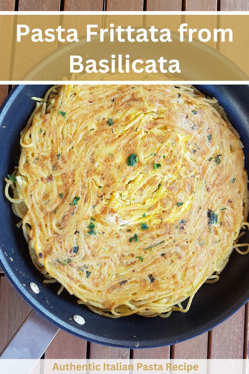 Pasta frittata from Basilicata.