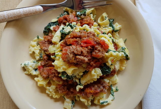 Tuscan Pasta Tordellata with ragu, Swiss chard and ricotta – The Pasta ...