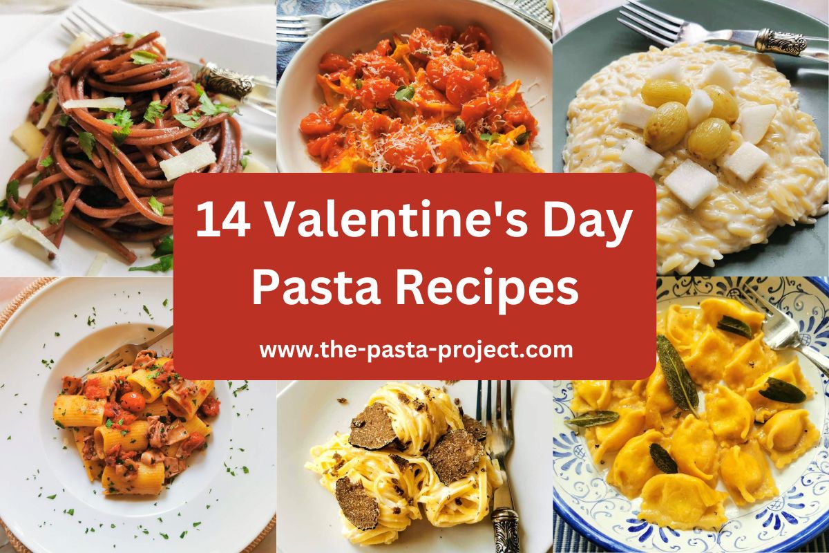 Valentine's day pasta recipes.