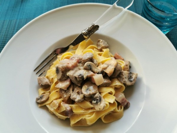 Creamy Pork Fillet Tagliatelle alla Castellana. – The Pasta Project