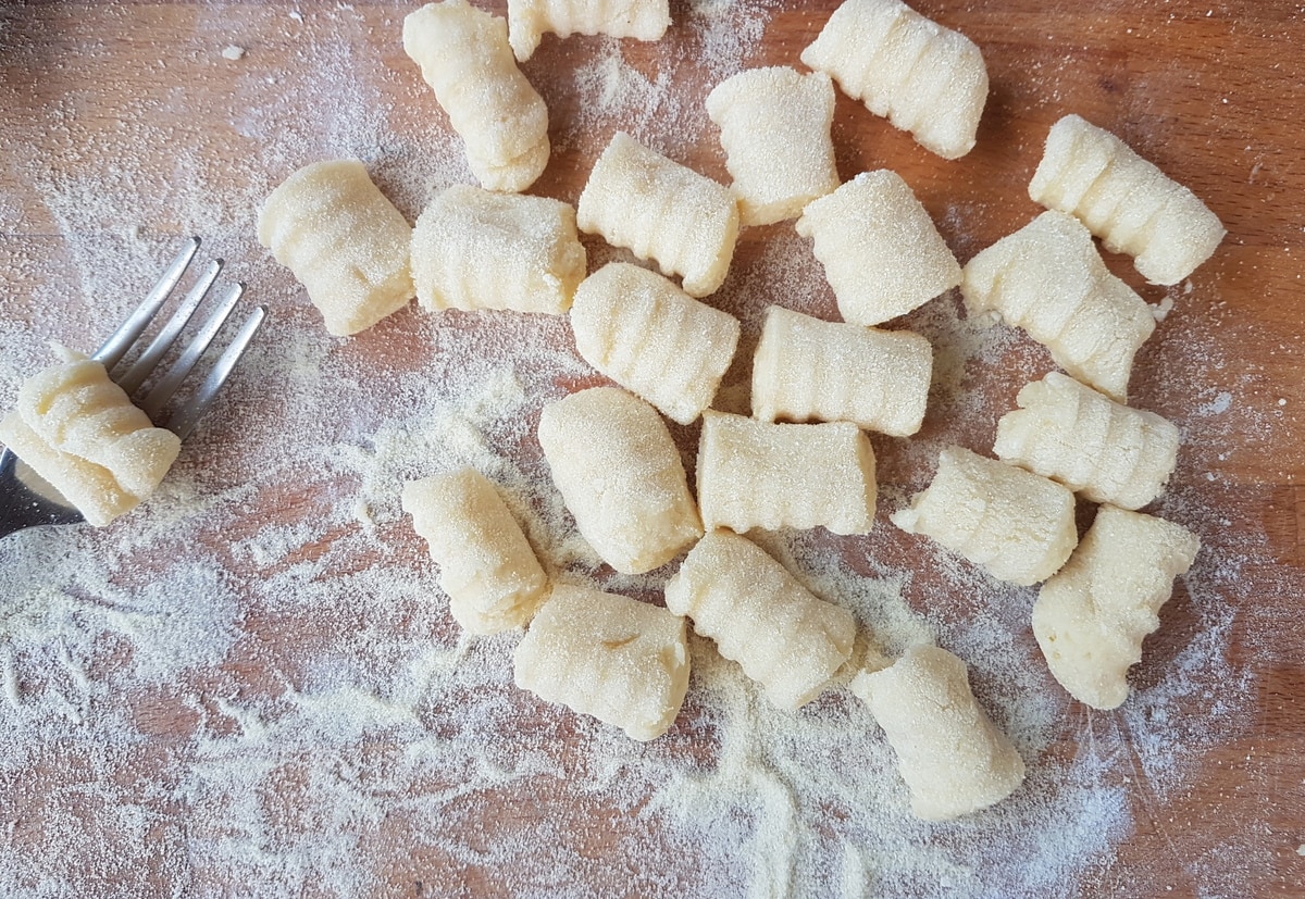 Different types of Italian gnocchi. The Pasta Project