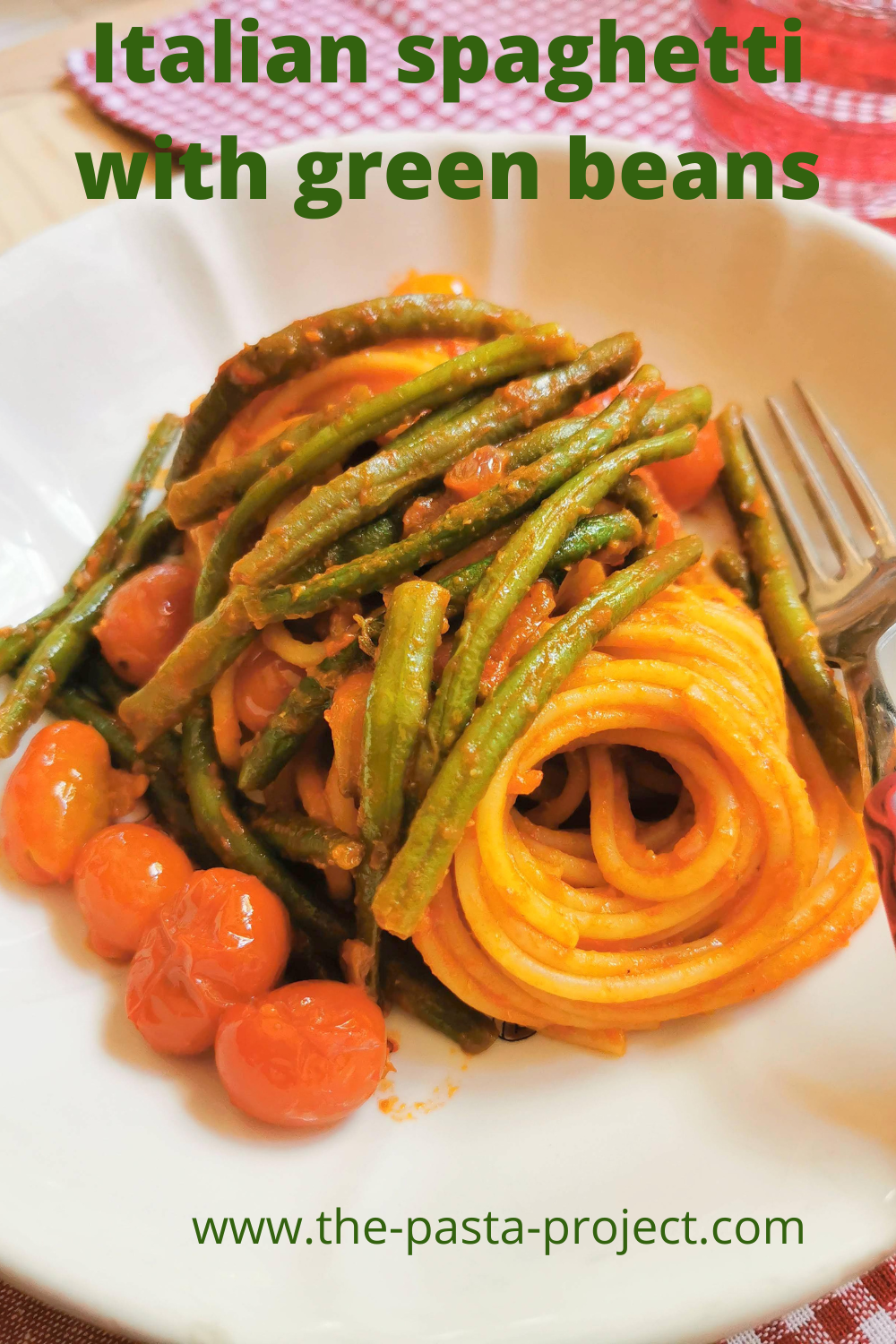 spaghetti with green beans